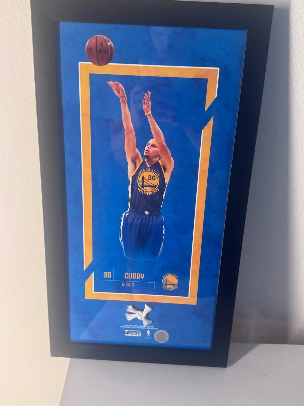 NBA framed wall